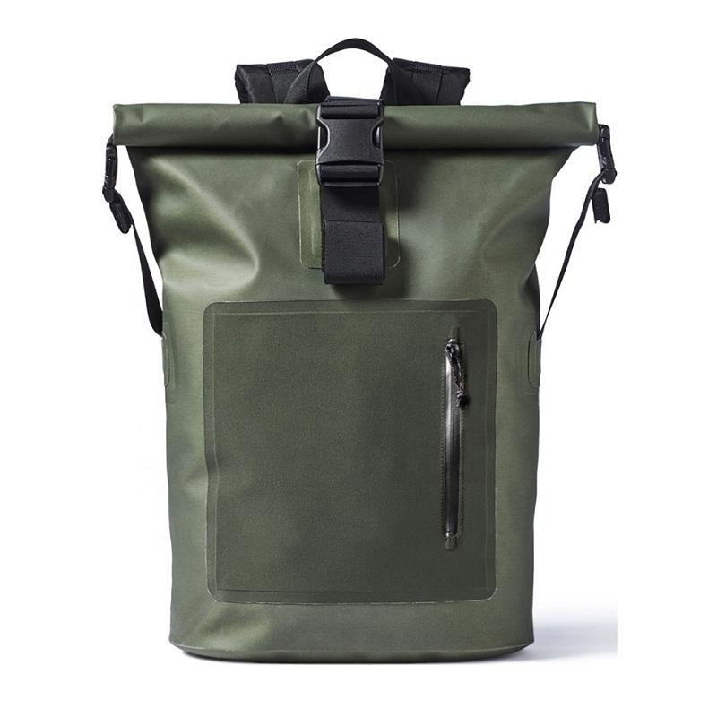2023 Custom Men Roll Top PVC Dry Bag Large Capacity Waterproof Backpack Fully Waterproof Hiking Travel Bags
